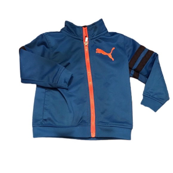 Puma Blue and Orange Puma Jacket - Picture 2 of 6